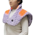 MAINIKO Large Adjustable Temperature Heating Wrap Golden Turtle Velvet Material for Back Neck Shoulders Relief Ice Pack Shoulder