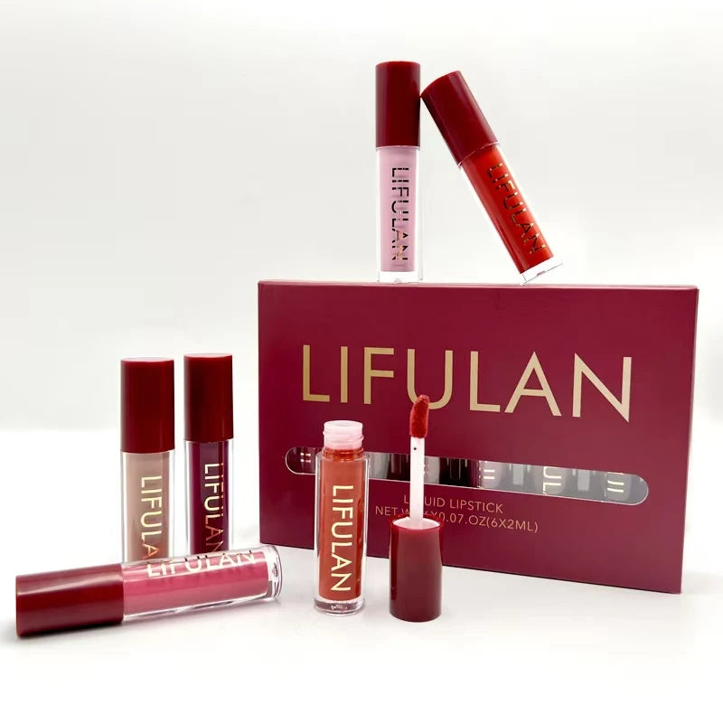Matte Moisturizing 12 Colors Lipstick Set Waterproof Long Lasting Professional Makeup Lipstick for Private Label Wholesale