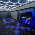 Car Detailing Interlocking Garage Flooring Easy Click Installation for Indoor Use in Studios Showrooms Warehouses