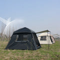 Large Fully Automatic Quick Opening Portable Folding Camping Tent Rainproof Sun Proof Silver Coated Blackened Outdoor Hike Tent