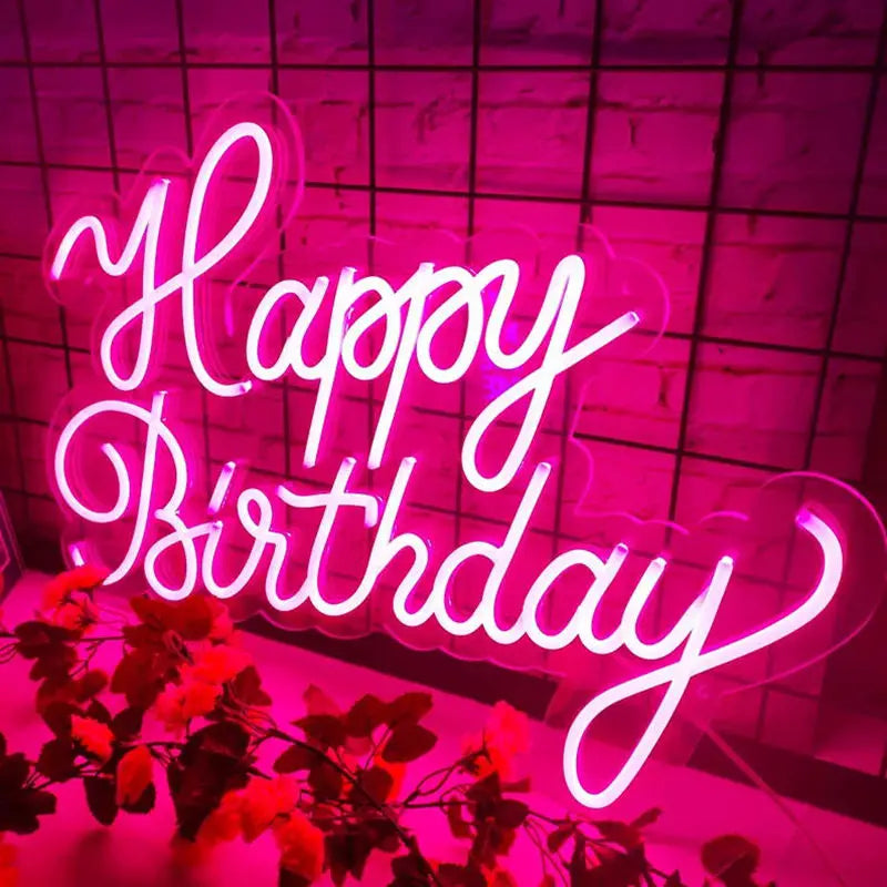 Dropshipping Free Design Custom Led Neon Light Name Logo Neon Sign Custom Drop Shipping for Bedroom Birthday Party Home Signs