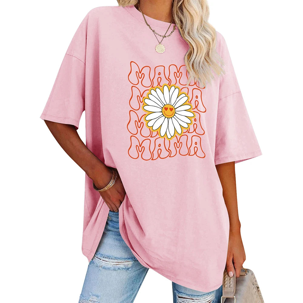 Custom Women'S Formal Crew Neck Short Sleeve Regular Fit Eco-Friendly Breathable Cotton T-Shirt