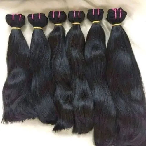 Raw Virgin Cuticle Aligned Human Hair Bundles Bone Straight Double Drawn Human Hair Extensions Vendors Vietnamese Raw Hair