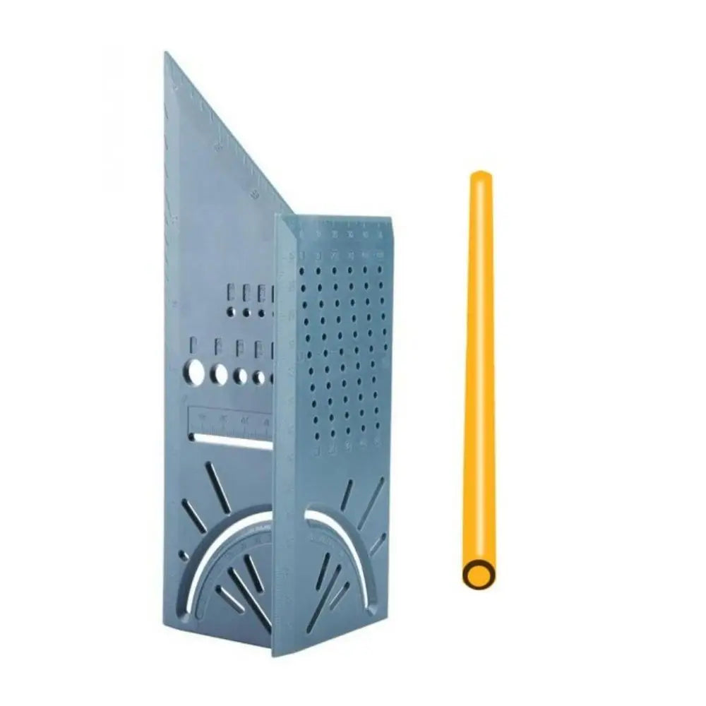 L-HT99 ABS Angle Square Ruler Woodworking with Pencil