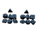 7PCS Black Non Colored Dice Set Diy Processed Colored Digital Dice Running Dragon and Dungeon Black Dice
