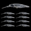 Multi Types Fishing Lures Unpainted Blank Lure Body Hard Plastic for Sale
