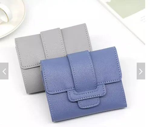 2022 Women Mini Cute Wallet Functional Small Fashion Leather Credit Card Holder for Ladies Cheap Good Quality Wallet and Purses