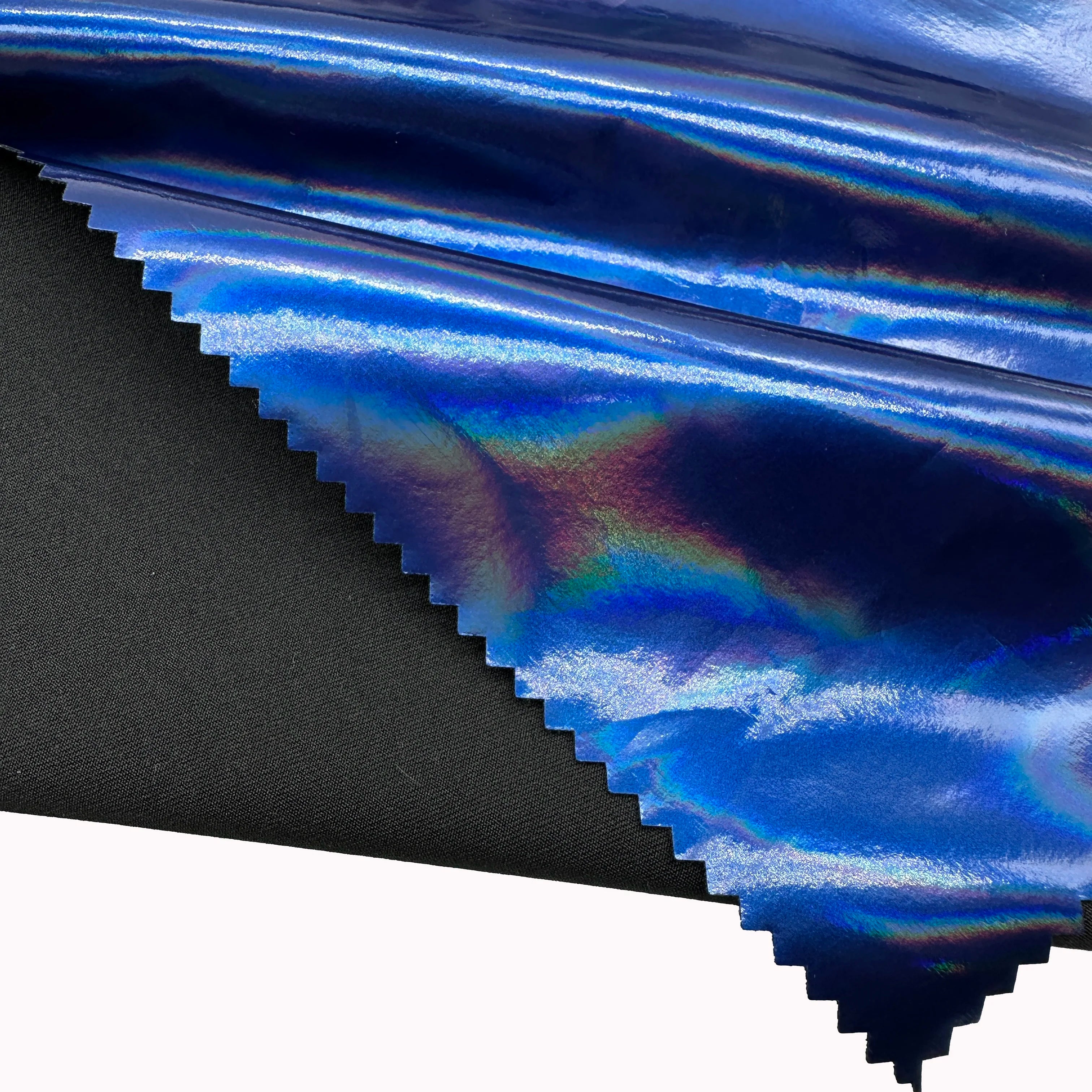 Latest Design Eco-Friendly Synthetic PU Leather for Legging 4 Way Stretch Customized Color Garment Fabrics