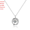 Hot Jewelry Gifts Chain Necklace Woman Charm Trendy Designer Diamond Pendant Moissanite Necklace 925 Sterling Silver
