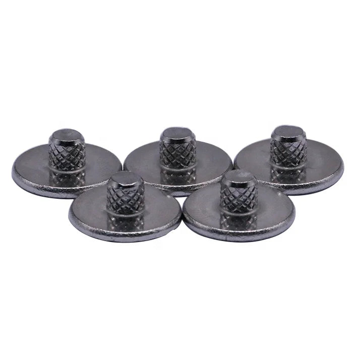 High Quantity Nice Price Rema Ches 304 Stainless Steel Flat Head Solid Knurled Pineapple Flowers Rivets for Furniture