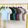 Wholesale 9 Colors Women's Equestrian Clothing Tops Resin Zipper Short Sleeve Tops Horse Ride Shirt Top for Rider