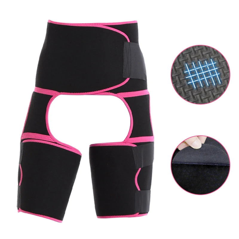 Ks-5024# Wholesale High Waist Slim Thigh Trimmer Neoprene Tummy Butt Lifter Waist Legs Trainer Belt