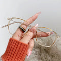 Ins Classic square Frames Blue Light Blocking Glasses Men Women 2023 Fashion Photochromic Glasses Wholesale Custom logo