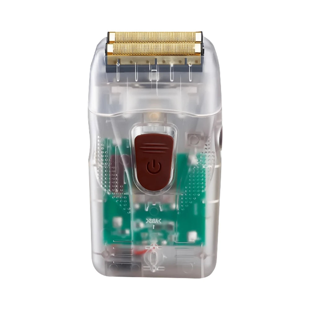 Electric Shaver Beard Transparent USB Electric Hair Clippers for Oil Head Shaving Machine