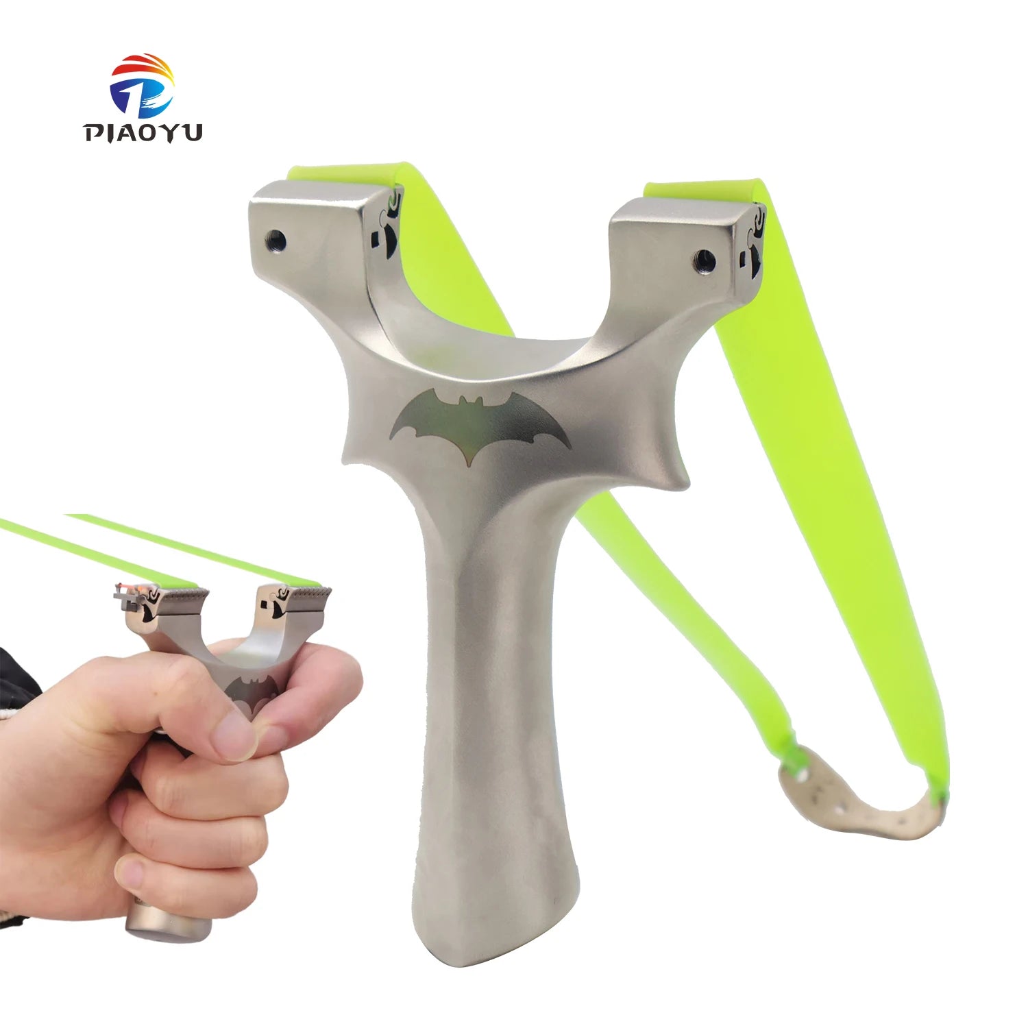 PIAOYU Professional Powerful Dragon Tooth Slingshot Other Shooting Products Slingshot Stainless Steel Sling Shot for Hunting