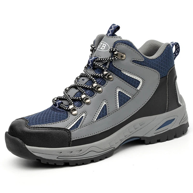 Diansen Fashion Style Mesh Breathable and Light Anti-collision Anti-puncture Industrial Safety Shoes for Men and Women