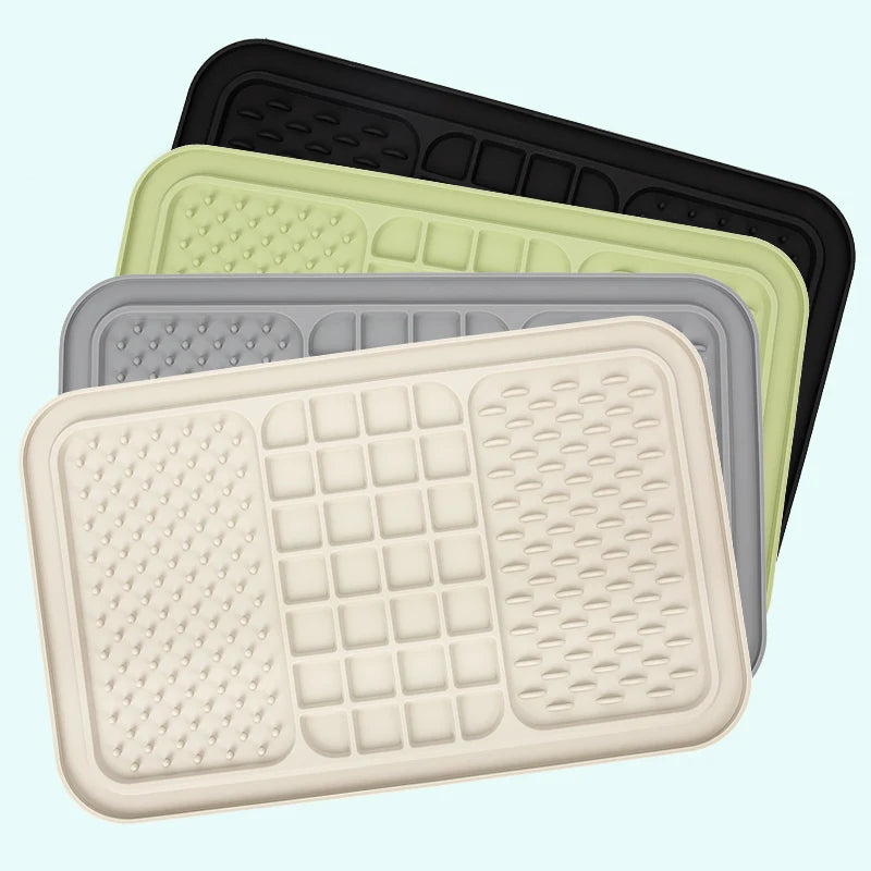 Lick Mat for Dog Pet Lick Mat Pad Slow Feeder Bath Washing Distraction Dog Lick Mat Silicone