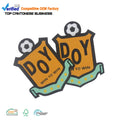 Garment Parches Label Wholesale Custom Brand Logo  Iron on Woven Patches for Clothing