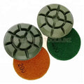Sunny 3-inch 100# Resin-bonded Polishing Pads Are Dry Polishing Pads Used for Concrete Floor Grinding