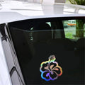 Multi-color Flower Wall Stickers Car Window Laptop Truck Vinyl Decal Decor Vinyl Sticker Gift Die Cut Decals Latop Window Glass