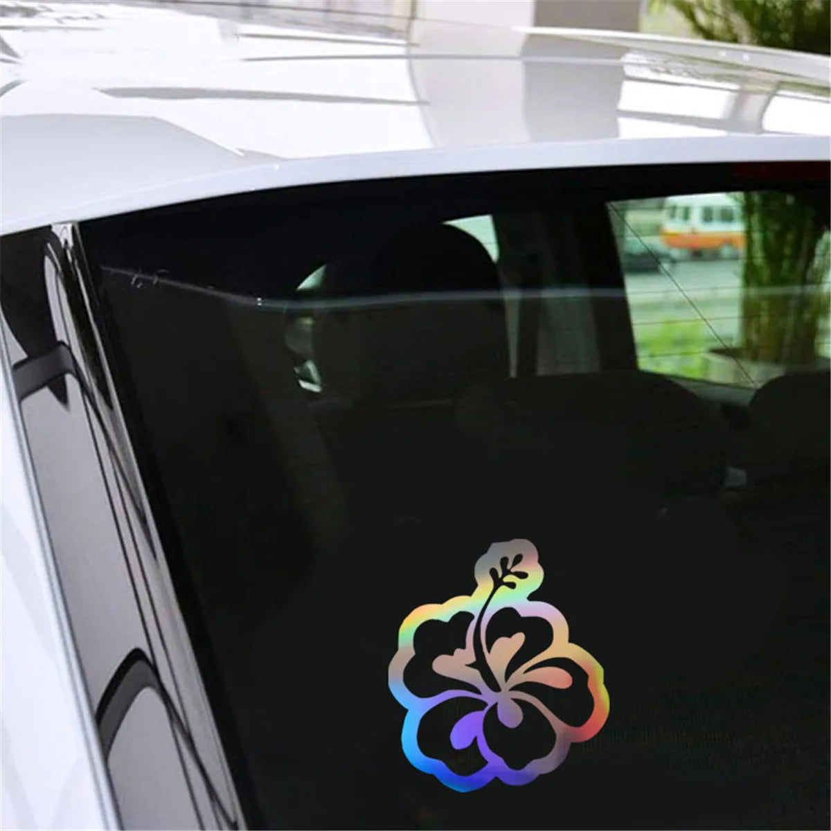 Multi-color Flower Wall Stickers Car Window Laptop Truck Vinyl Decal Decor Vinyl Sticker Gift Die Cut Decals Latop Window Glass