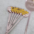 Personalised Engraved Rose Gold Drink Stirrers Wedding Bar Ideas Wedding Bar Decor Ideas Decor Custom Acrylic Cocktail Stirrer