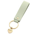 Custom Heart Keychain Leather Small Ornament | Souvenir Gift Bag Charm Premium PU Leather Keychain