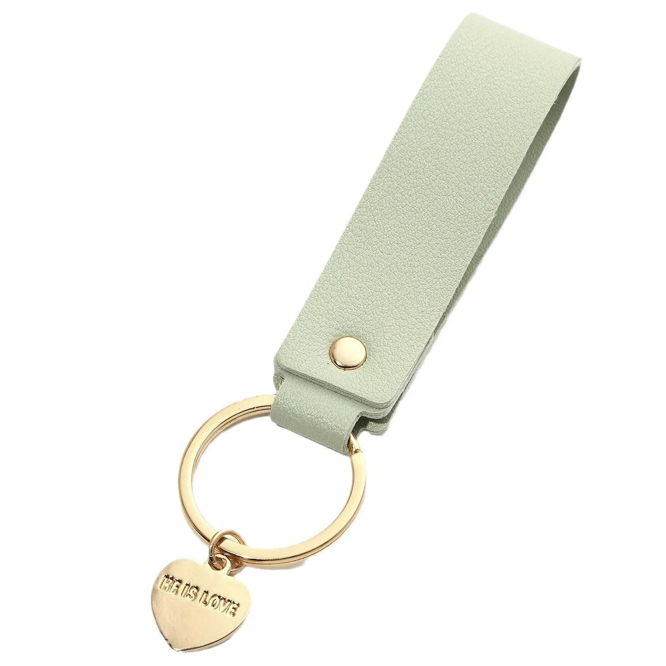 Custom Heart Keychain Leather Small Ornament | Souvenir Gift Bag Charm Premium PU Leather Keychain