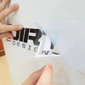 Customized Clear UV Waterproof Vinyl Adhesive Sticker Custom Die Cut Shape Laminated Surface Transparent Logo Label for Gift