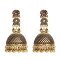 Vintage Tassel Drop Bell Dangle Earrings Indian Jhumka Earrings Retro Jewelry for Women Boho Ethnic Jewelry
