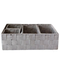 2026 Eco-Friendly Waterproof Moisture-proof Polypropylene Trapezoid Modern Cream-colored 6-10L Capacity Food Storage Basket
