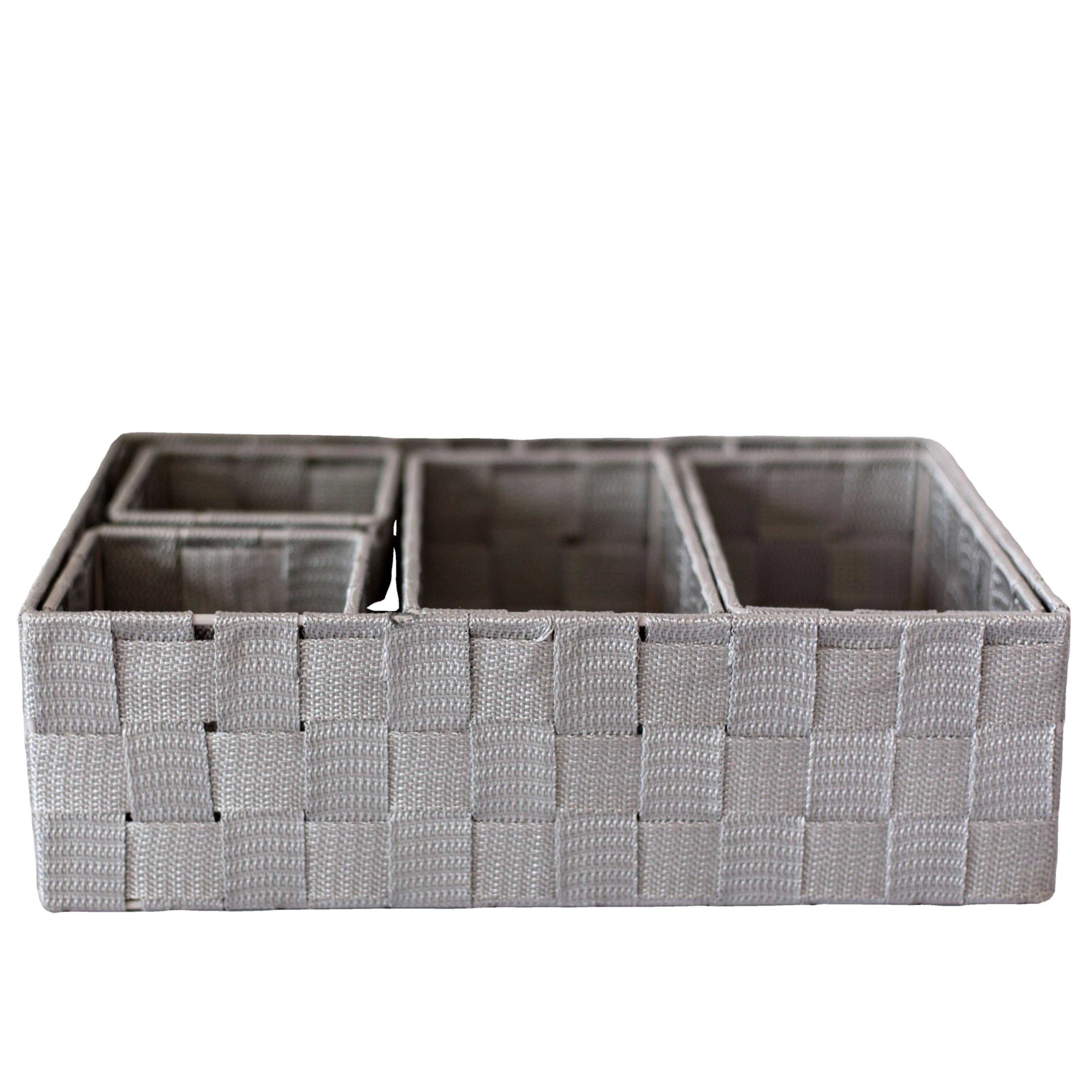 2026 Eco-Friendly Waterproof Moisture-proof Polypropylene Trapezoid Modern Cream-colored 6-10L Capacity Food Storage Basket