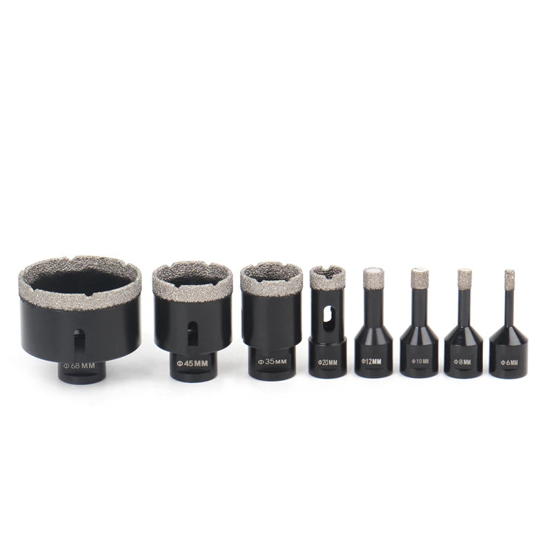 28mm M14 Thread Dry Vacuum Brazed Coring Diamond  Core Drill Bit for Stone and Granite