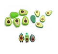 Kawaii Cartoon Avocado Flatback Resin Cabochons for Slime Charms Hair Bow Centers DIY Scrapbooking Decor
