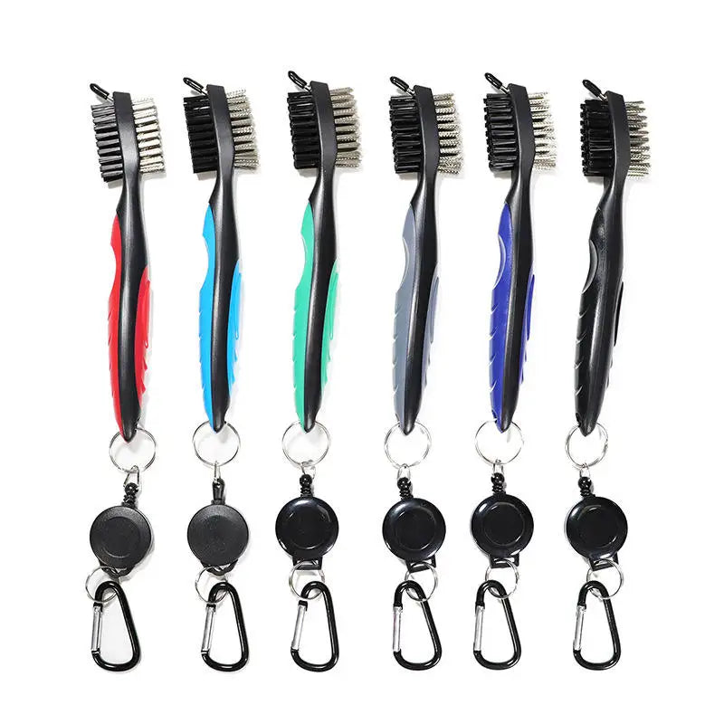 OEM Lightweight and Stylish Golf Club Brush Cart Sharpener Cleaner Tool Golf Products