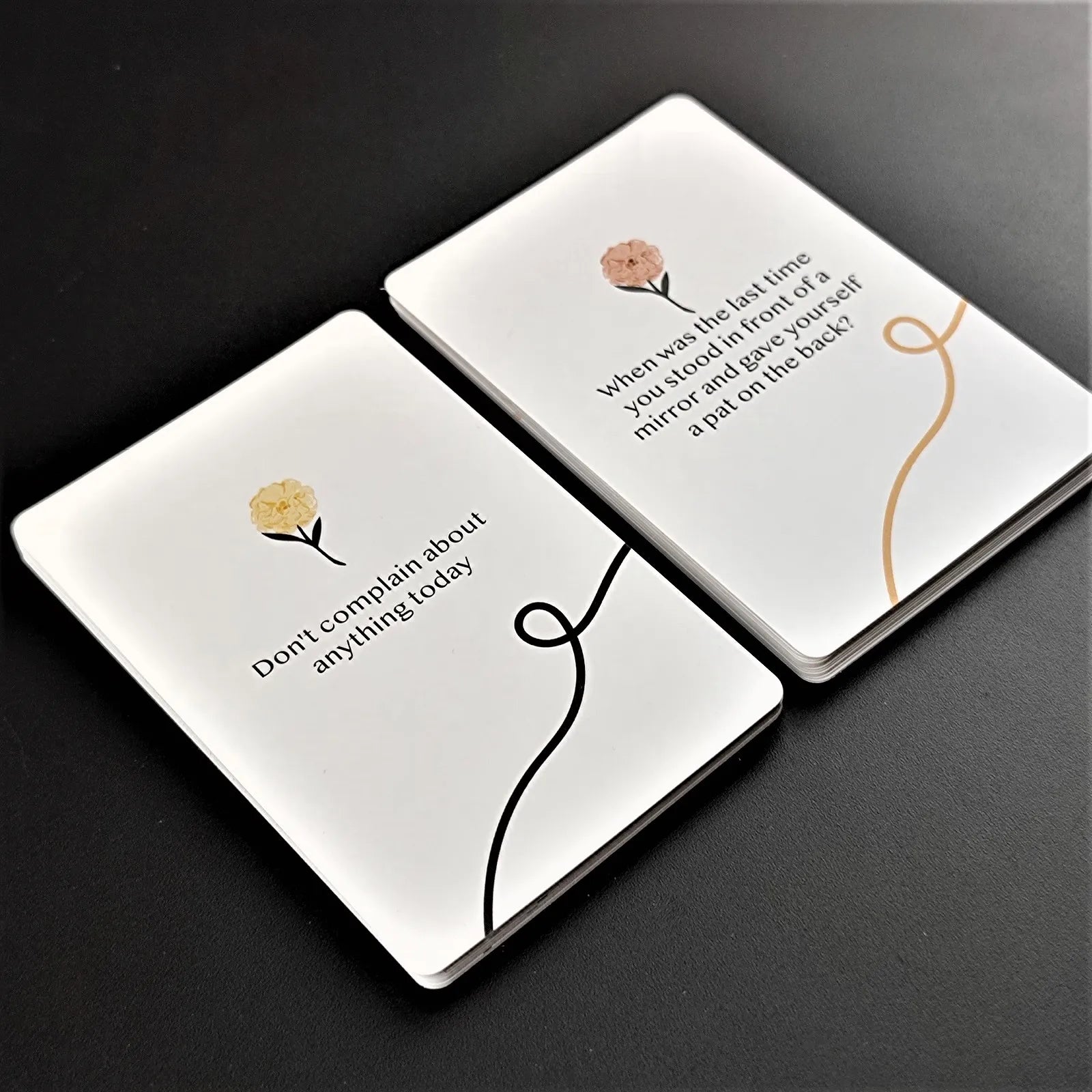 Custom Logo Solution Focused Therapy Affirmation Card Sets with Glossy Surface for Personalised Therapy Sessions