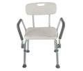 SUNCARE Armrest Shower Chair with Back