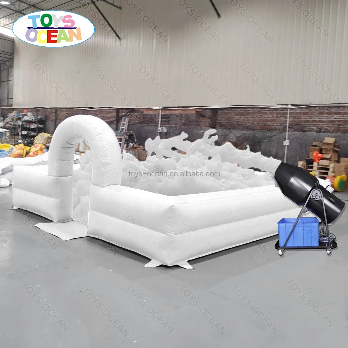 Hot Selling Outdoor Inflatable Foam Pit Kids Bumper Car Track Venue
