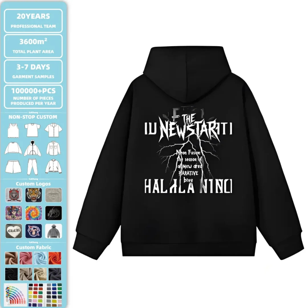 Indie Style Oversized Pullover Hoodie | Unisex Drop Shoulder Unique Design for Men & Women Plus Size Cozy Casual Everyday Wear