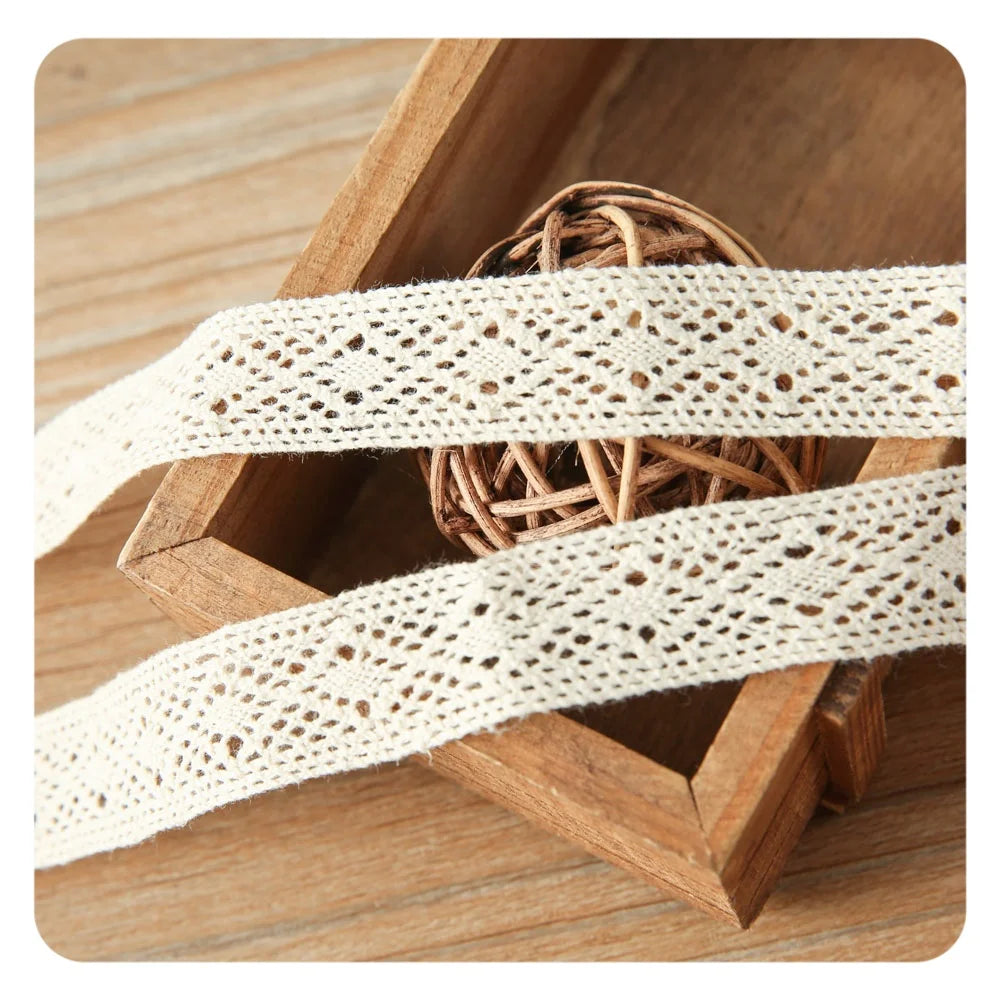 Wholesale Skin-friendly Lace 100% Cotton Border Crochet Lace Trim for Pillow