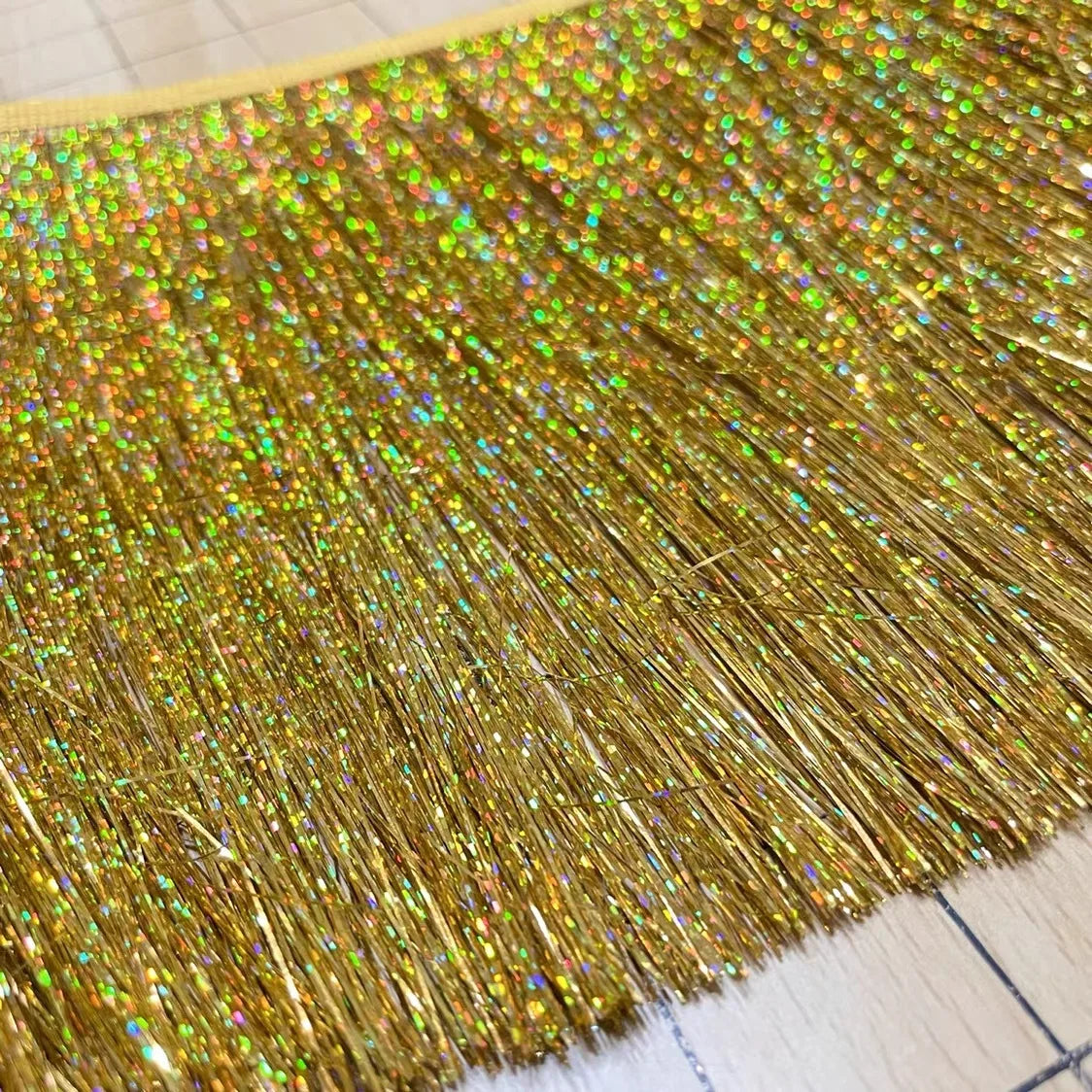 Fly Fishing Air Brush Material 10cm 15cm 20cm Width Tinsel Flash Tassels Fly Tying Materials