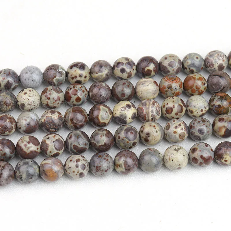 New Wholesale Natural Asteroid Jasper Stone Beads Strand for Gemstone Diy Jewelry Making 8mm 6mm 10mm