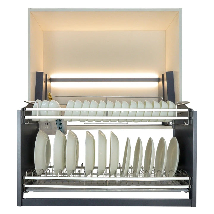 Factory Supply Voice Control Drop Down Kitchen Basket Electric Drop Down Basket Electric Drop Down Organizer