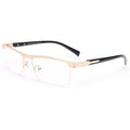 LBAShades 2021 Fashion Brand Designer Semi-rimless Optical Frames Square Rectangle Metal Hinge Eyeglasses Frames