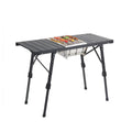 KingGear Outdoor Kitchen Folding Camping IGT Table Portable Lightweight Camp BBQ Grill Table
