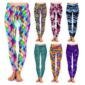 Latest Design Abstract Geometric Digital Print Fitness High Waist Gym Fitness Sport Leggings for Women Lady Girls