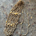 Hawaii Fashion Summer Beach Boho Style 90cm Long Natural Shell Conch Bead Necklace for Women Men