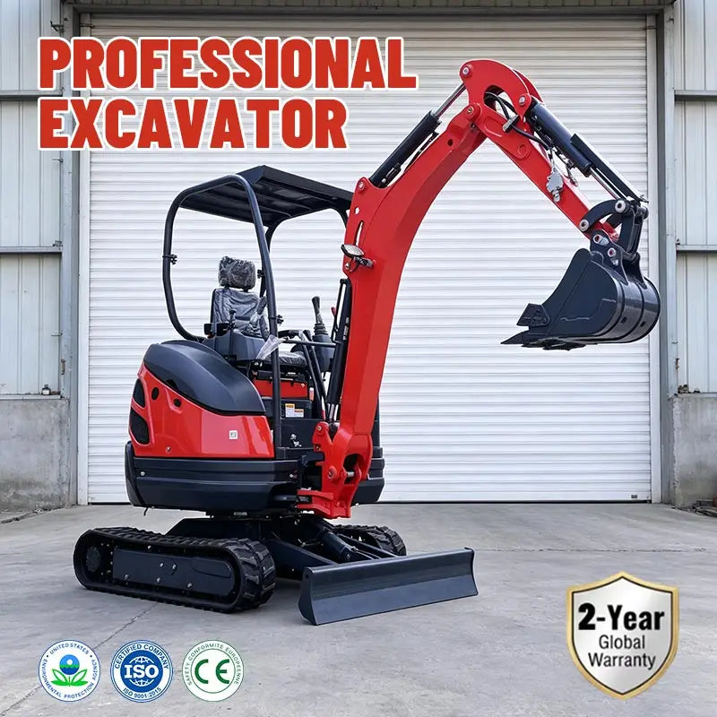 Free Shipping Euro5  EPA Engine 4 Ton Excavator EPA Kubota Engine 6 Ton Excavator Mini Excavator  3.5 Ton Crawler Micro Digger