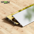 Stainless Steel Floor Baseboard Skirting Board with Brushed Surface Customizable Heights (40-100mm) Free Samples Available