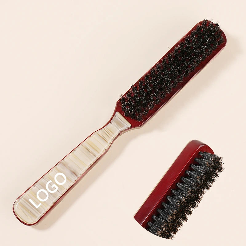 Midairy Acetate Beard Brush Men's Bristles Facial Care Cleaning Hair Fragmentation Brush Hair Oil Head Styling Brush